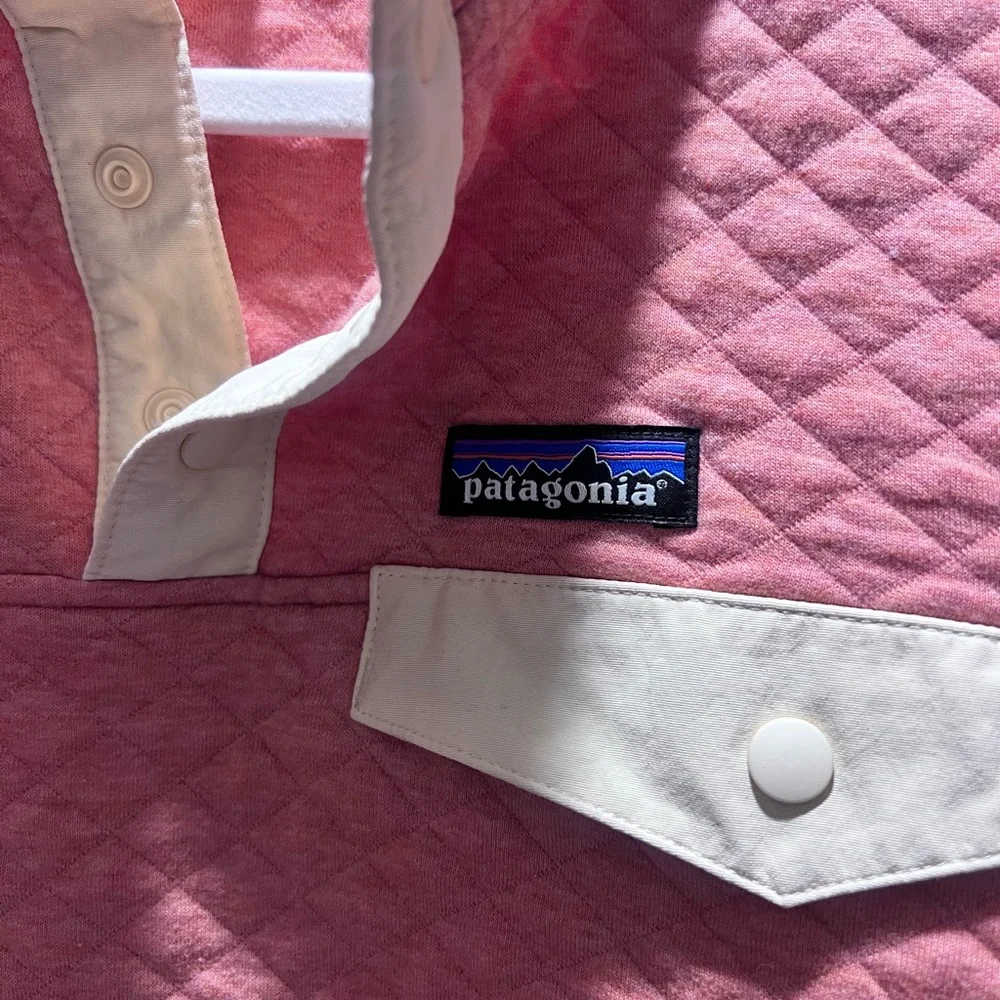 Patagonia Women’s Organic Cotton Quilt 
Pullover Worn Wear Sz Small EUC - Picture 3 of 6